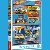 Puzzle Hot Wheels 2 x 70 el. Samochodziki