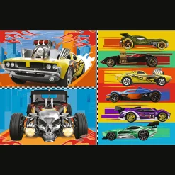Puzzle Hot Wheels 2 x 70 el. Samochodziki