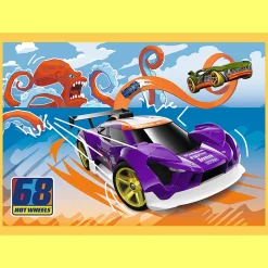 Puzzle Hot Wheels 4w1 Pojazdy Hot Wheels