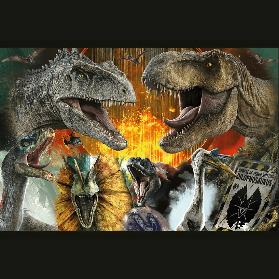 Puzzle Jurassic World 2 x 200 el. Prehistoryczny świat