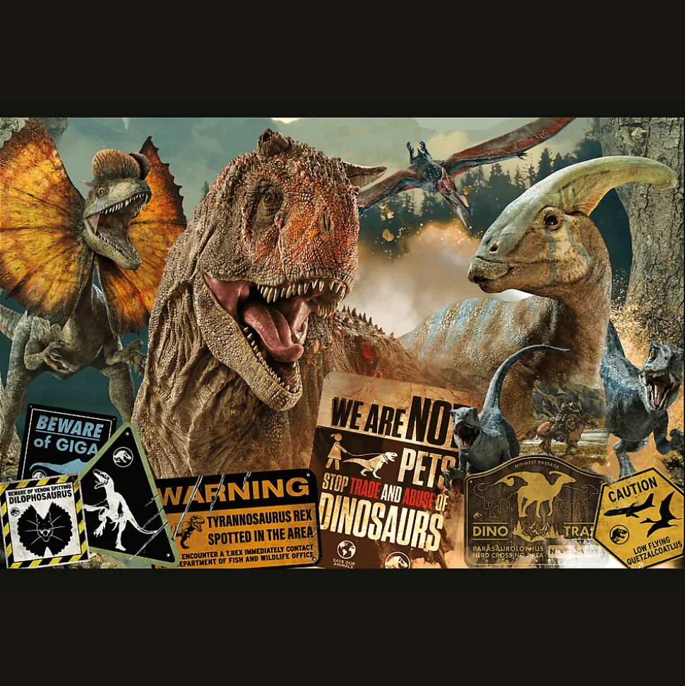 Puzzle Jurassic World 2 x 200 el. Prehistoryczny świat