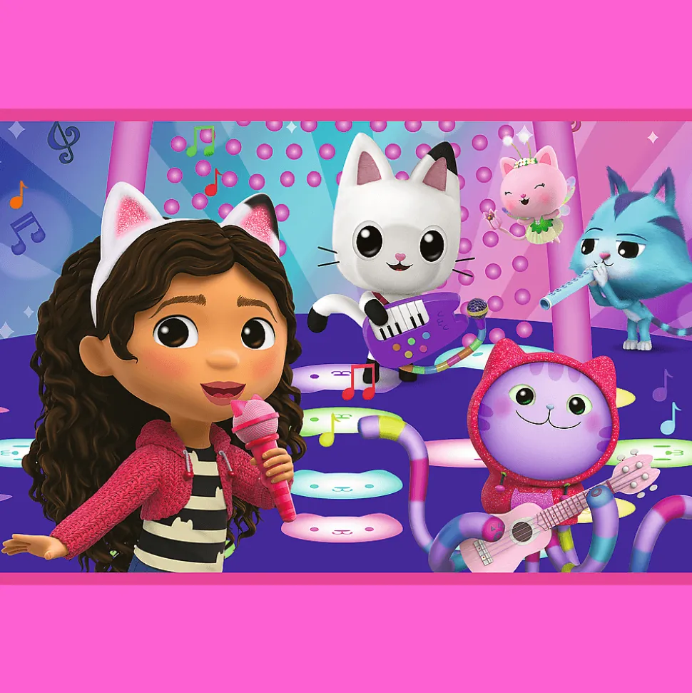 Puzzle Koci Domek Gabi 2 x 24 el. Zabawy z Gabby