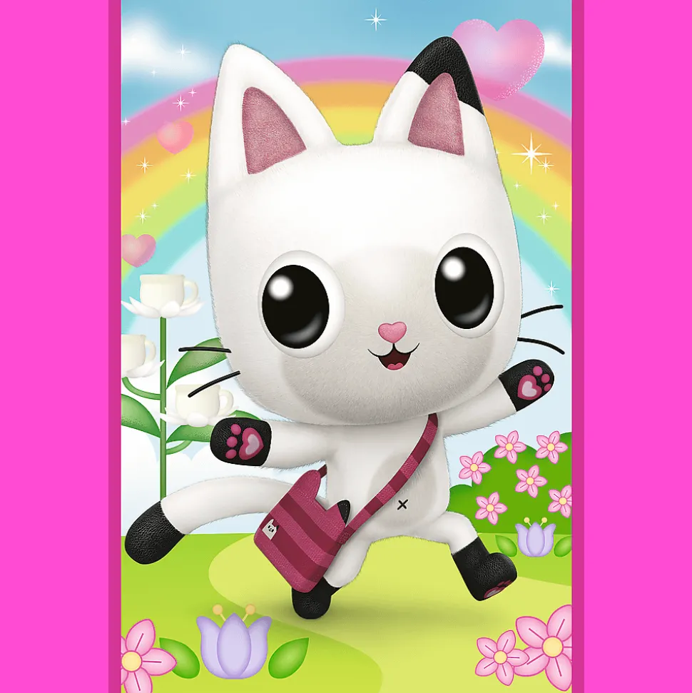 Puzzle Koci Domek Gabi 3 x 50 el. Poznajcie Gabby i kotki