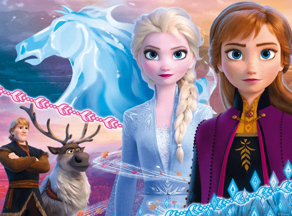 Puzzle Kraina Lodu 30 el. Odwaga sióstr