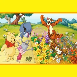 Puzzle Kubuś Puchatek 2 x 24 el. Dzień w ogrodzie