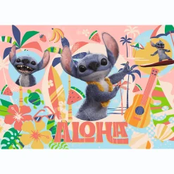 Puzzle Lilo & Stitch 100 el. Stitch i przyjaciele w akcji