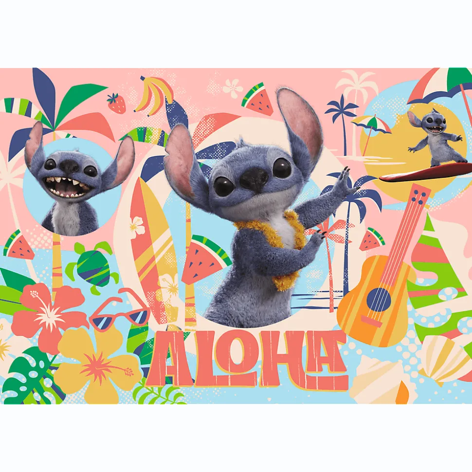 Puzzle Lilo & Stitch 100 el. Stitch i przyjaciele w akcji