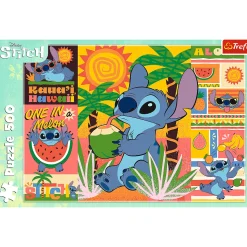 Puzzle Lilo & Stitch 500 el. Wakacje ze Stichem