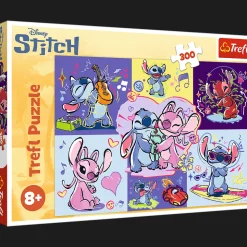 Puzzle Lilo & Stitch 300 el. Zakręcony Stitch
