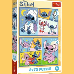Puzzle Lilo & Stitch 2 x 70 el. Ze Stitchem nie ma nudy