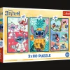 Puzzle Lilo & Stitch 3 x 80 el. Świat Stitcha