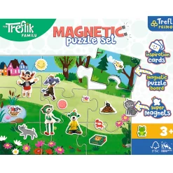 Puzzle magnetyczne Rodzina Treflików Treflikowy dzień
