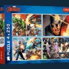 Puzzle Marvel 4 x 250 el. Bohaterskie dni