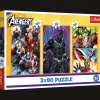 Puzzle Marvel 3 x 80 el. Dni pełne akcji