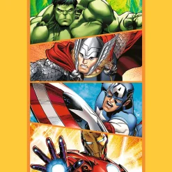 Puzzle Marvel 3 x 80 el. Dni pełne akcji