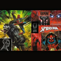 Puzzle Marvel 2 x 200 el. Dzień i noc Spidermana
