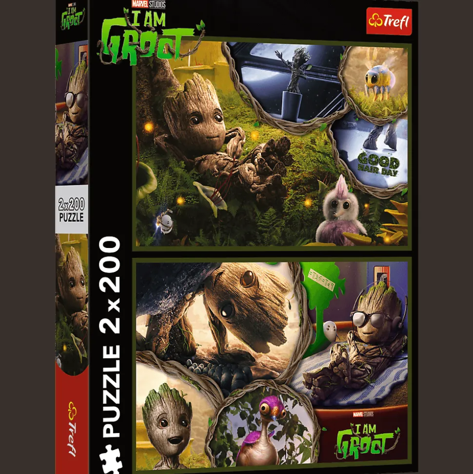 Puzzle Marvel 2 x 200 el. Ja jestem Groot