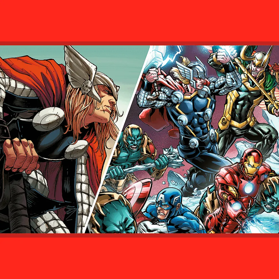 Puzzle Marvel 2 x 200 el. Obrońcy świata