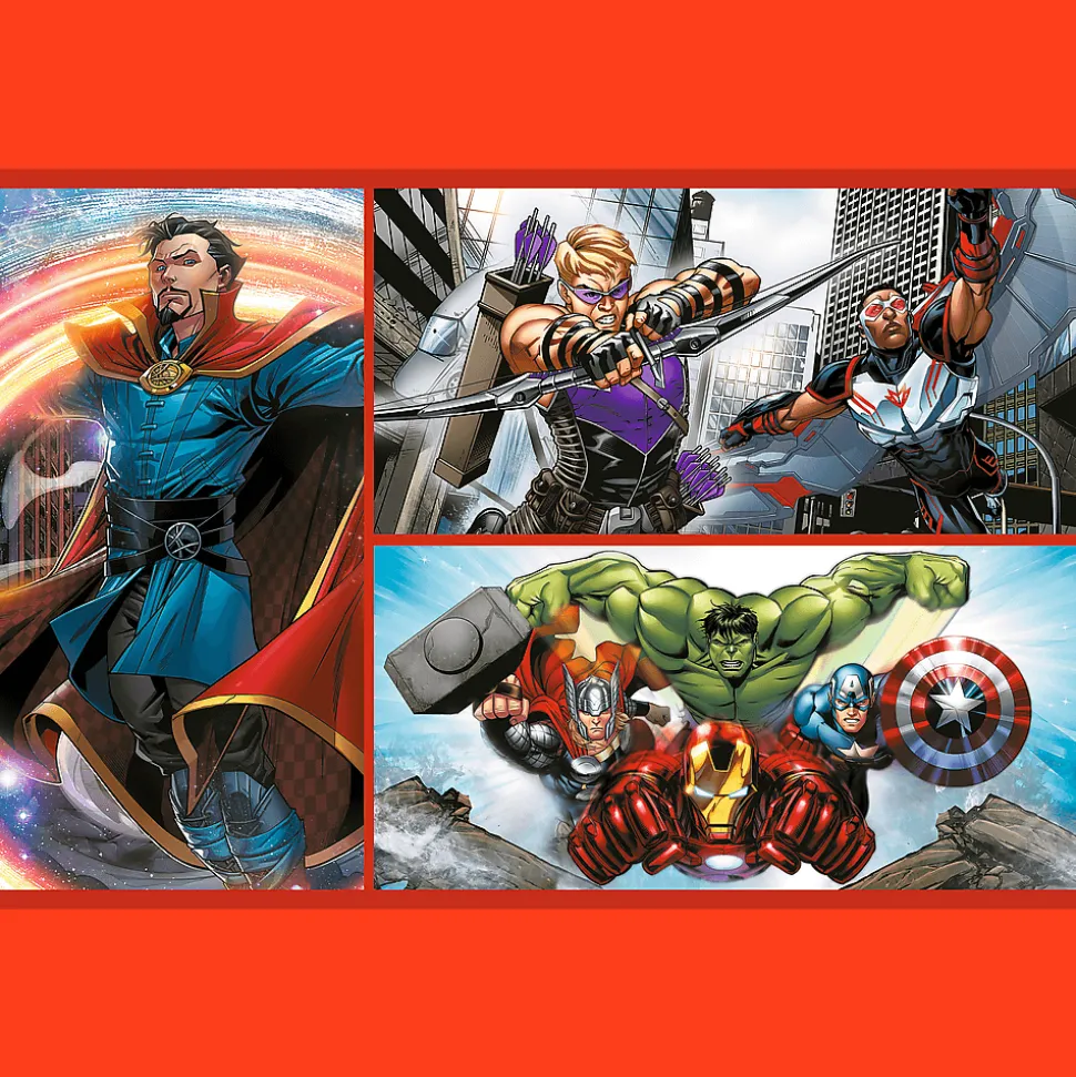 Puzzle Marvel 2 x 70 el. Zostań bohaterem