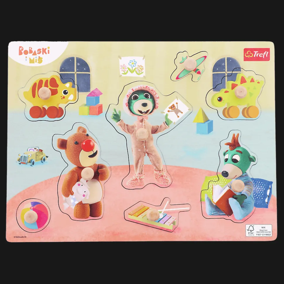 Puzzle medium Bobaski i Miś