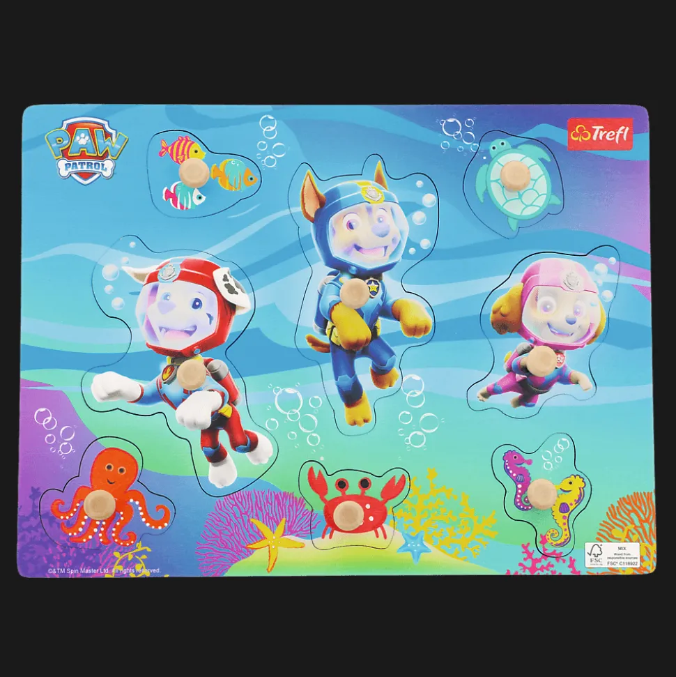 Puzzle Medium Psi Patrol 8 el. Pod wodą