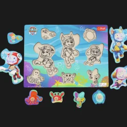 Puzzle Medium Psi Patrol 8 el. Pod wodą