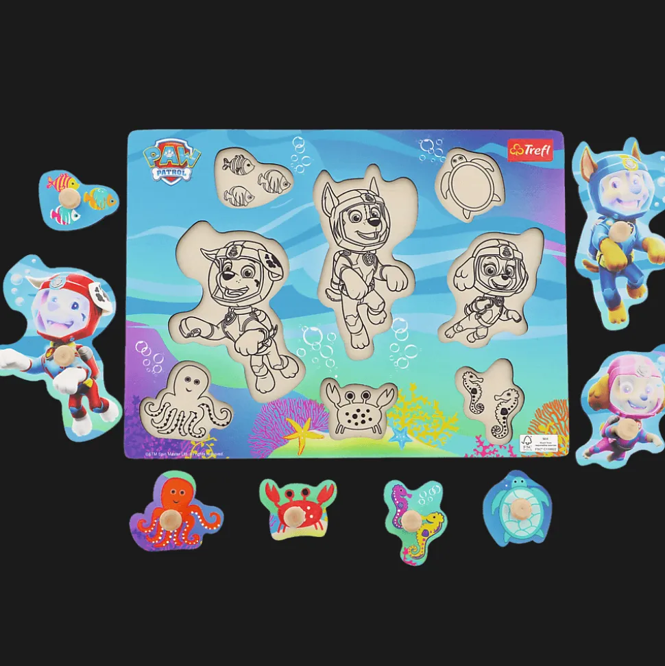 Puzzle Medium Psi Patrol 8 el. Pod wodą
