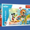 Puzzle Myszka Miki 60 el. Ciekawy dzień Mikiego i przyjaciół