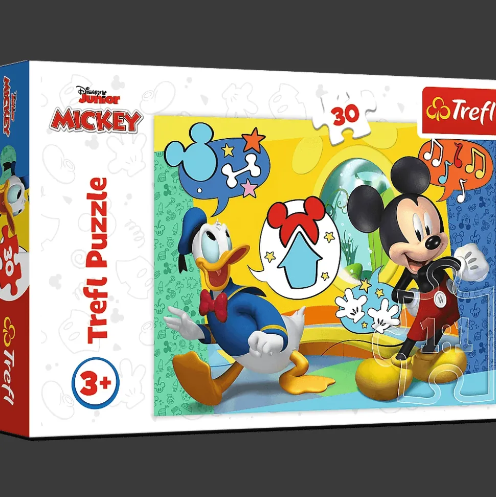 Puzzle Myszka Miki 30 el. i Wesoły Domek