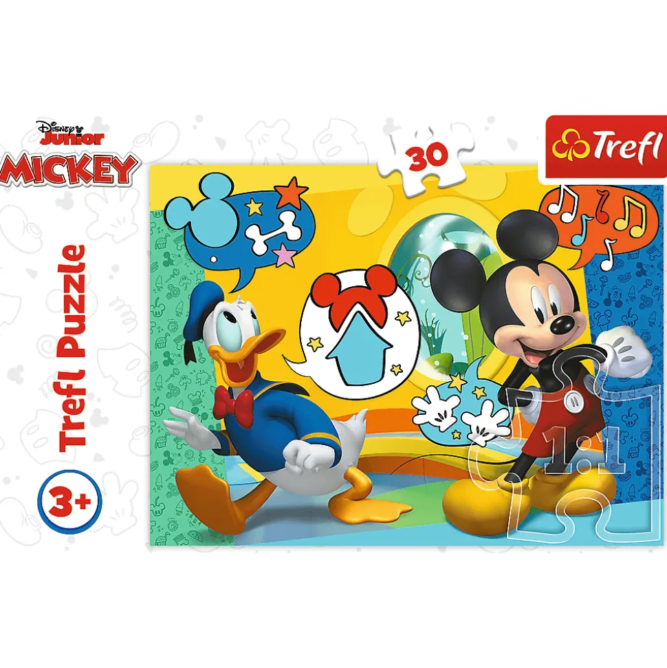 Puzzle Myszka Miki 30 el. i Wesoły Domek