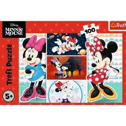 Puzzle Myszka Minnie 100 el. Zabawna Minnie