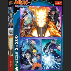 Puzzle Naruto Shippuden 2 x 200 el. Ninja z Wioski Ukrytego Liścia
