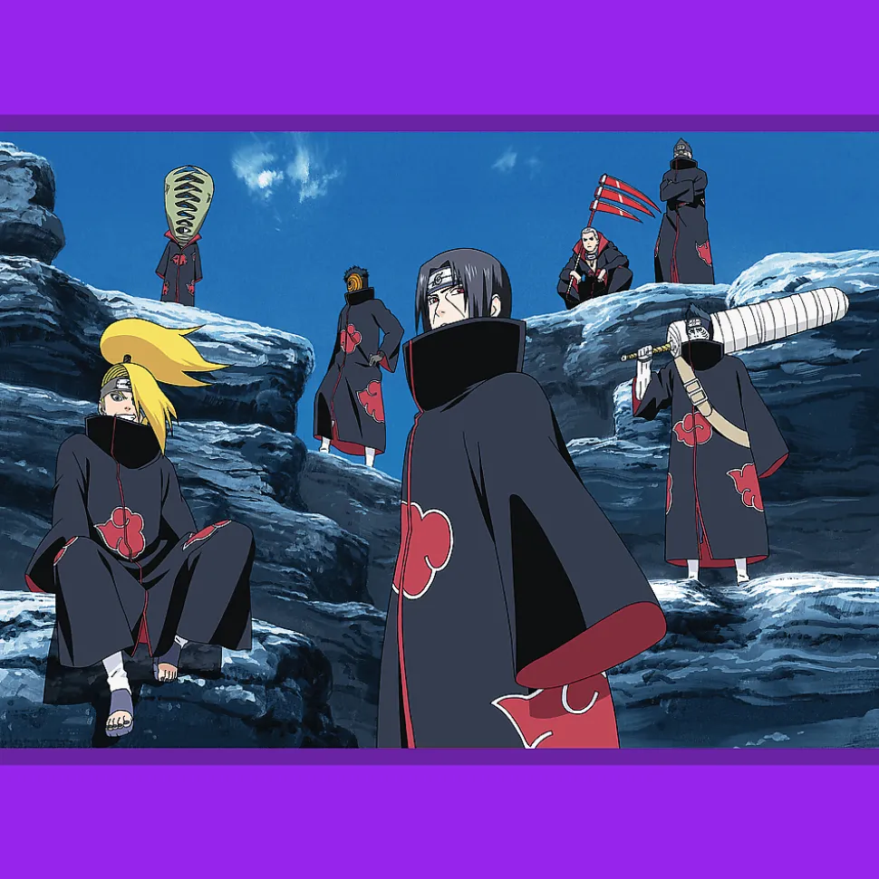 Puzzle Naruto Shippuden 4 x 250 el. Przygody Naruto Uzumaki