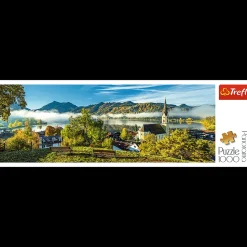 Puzzle panoramiczne 1000 el. Nad jeziorem Schliersee