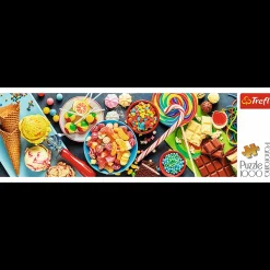 Puzzle panoramiczne 1000 el. Słodkie przysmaki