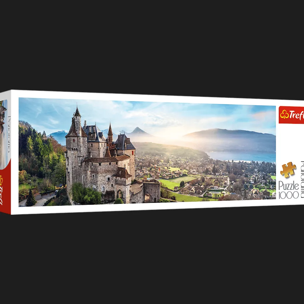 Puzzle panoramiczne 1000 el. Zamek Menthon, Francja
