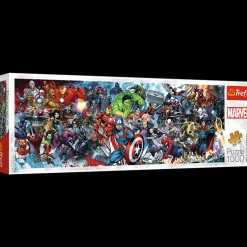 Puzzle panoramiczne Disney 1000 el. Dołącz do Uniwersum Marvela