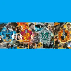 Puzzle panoramiczne Harry Potter 1000 el. Cztery domy Hogwartu