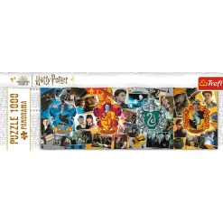 Puzzle panoramiczne Harry Potter 1000 el. Cztery domy Hogwartu