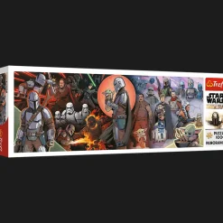 Puzzle panoramiczne Star Wars 1000 el. Przygody Mandaloriana