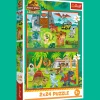 Puzzle Park Jurajski 2 x 24 el. Małe dinozaury
