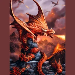 Puzzle Premium Plus Quality 1000 el. Fantasy Collection: Ognisty Smok