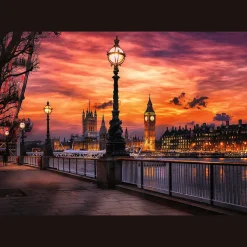 Puzzle Premium Plus Quality 1000 el. Photo Odyssey: Big Ben, Londyn