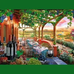 Puzzle Premium Plus Quality 1000 el. Tea Time: Włoska Winnica