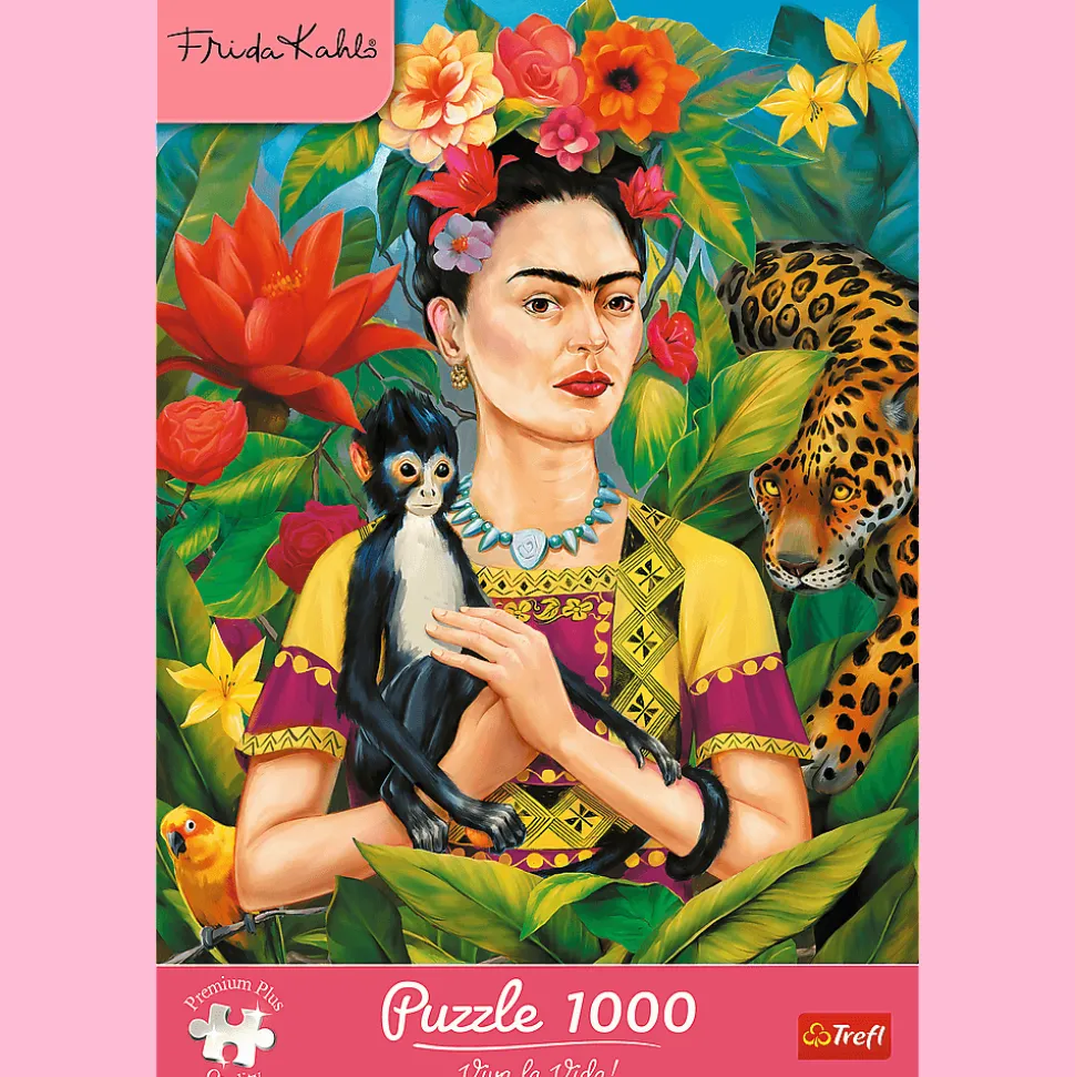Puzzle Premium Plus Quality 1000 el. Frida Kahlo: Portret w dżungli