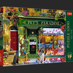 Puzzle Premium Plus Quality 1000 el. Tea Time: Raj dla zwierząt