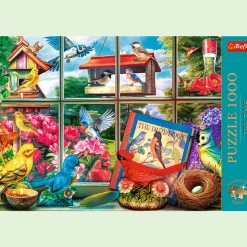 Puzzle Premium Plus Quality 1000 el. Tea Time: Świat ptaków