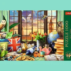 Puzzle Premium Plus Quality 1000 el. Tea Time: Wszystko co brytyjskie