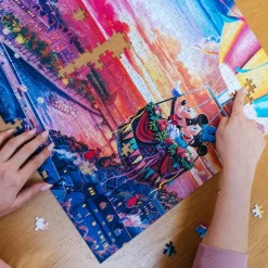 Puzzle Premium Plus Quality 1000 el. Mickey i Minnie w Paryżu