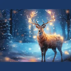 Puzzle Premium Plus Quality 1000 el. Świąteczny jeleń